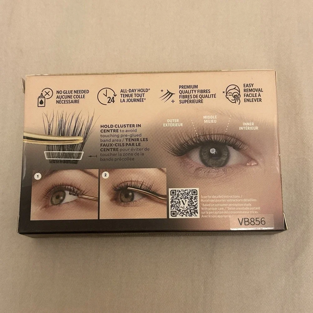 x CGonzalez Beauty Self-Stick‎ Lash Clusters, Self Adhesive Eyelashes New Sealed